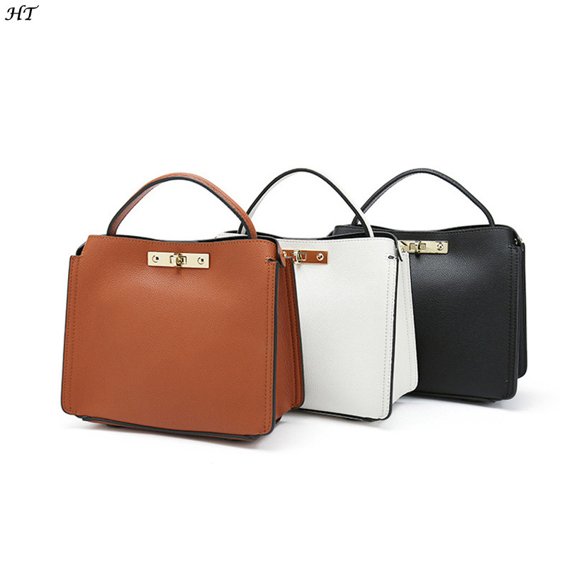 Manufacturers Custom Metal Logo Classic Fashion Multicolor Top Handle Shoulder Ladies Hand Bag