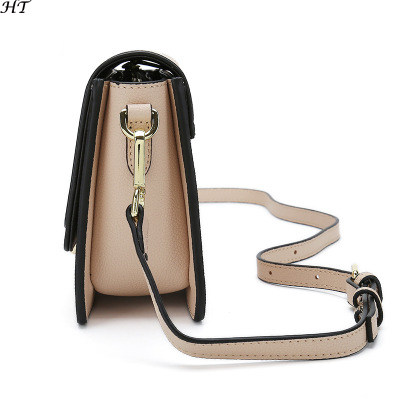 Wholesale customized mini leather crossbody bag with gold hardware for lady