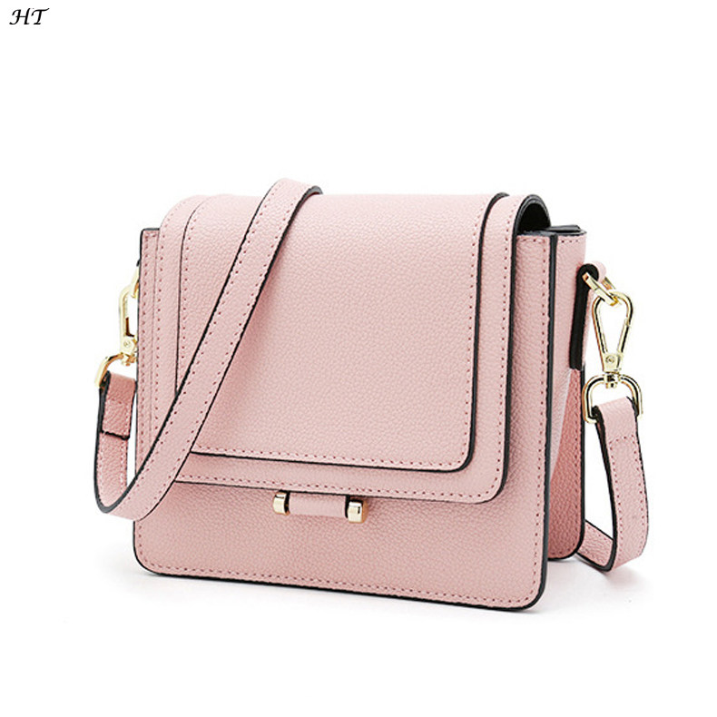 Wholesale customized mini leather crossbody bag with gold hardware for lady