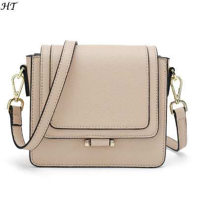 Wholesale customized mini leather crossbody bag with gold hardware for lady