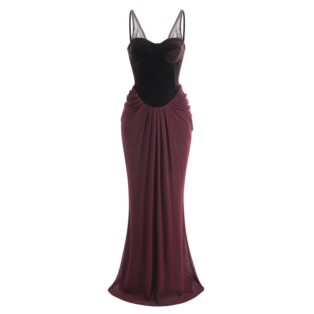 Sling sexy evening dress