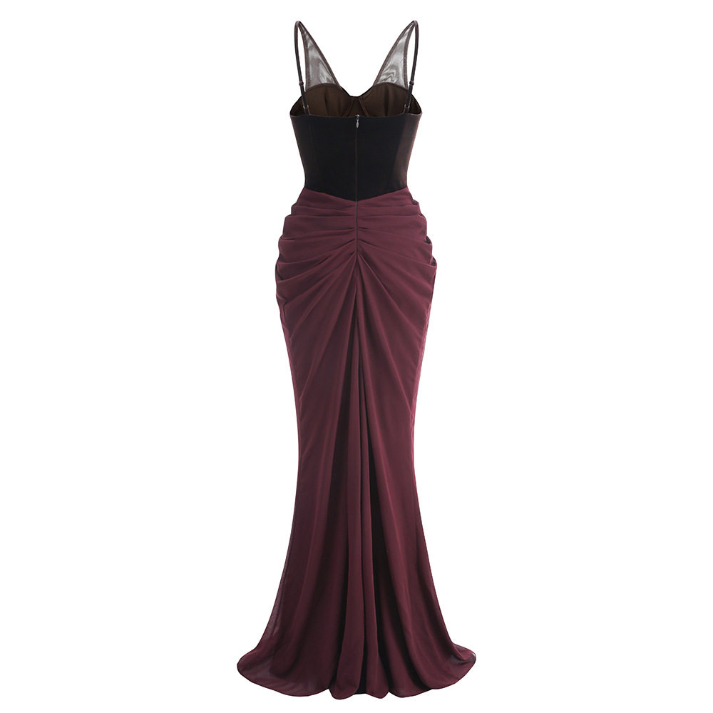 Sling sexy evening dress