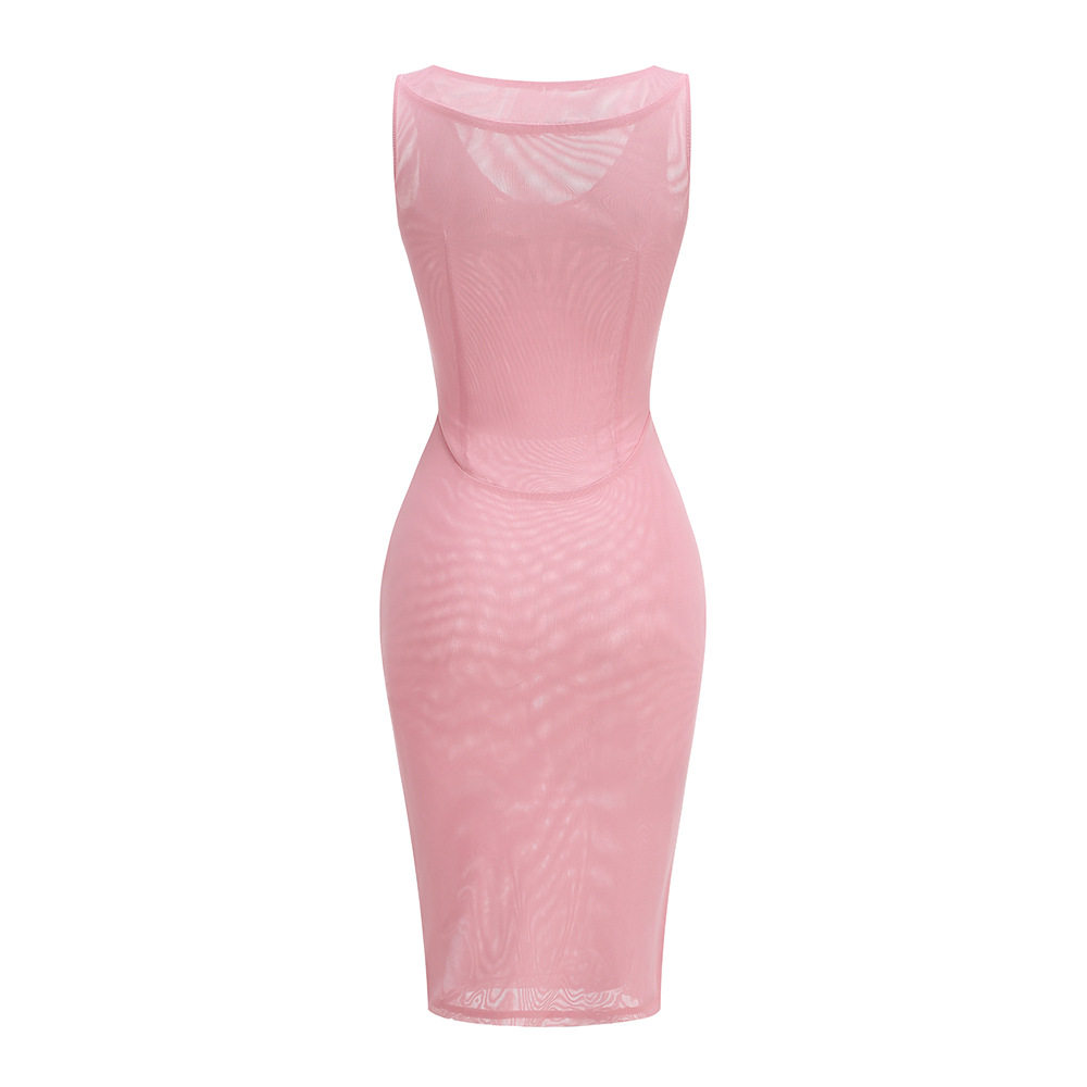 Three-dimensional flower dress