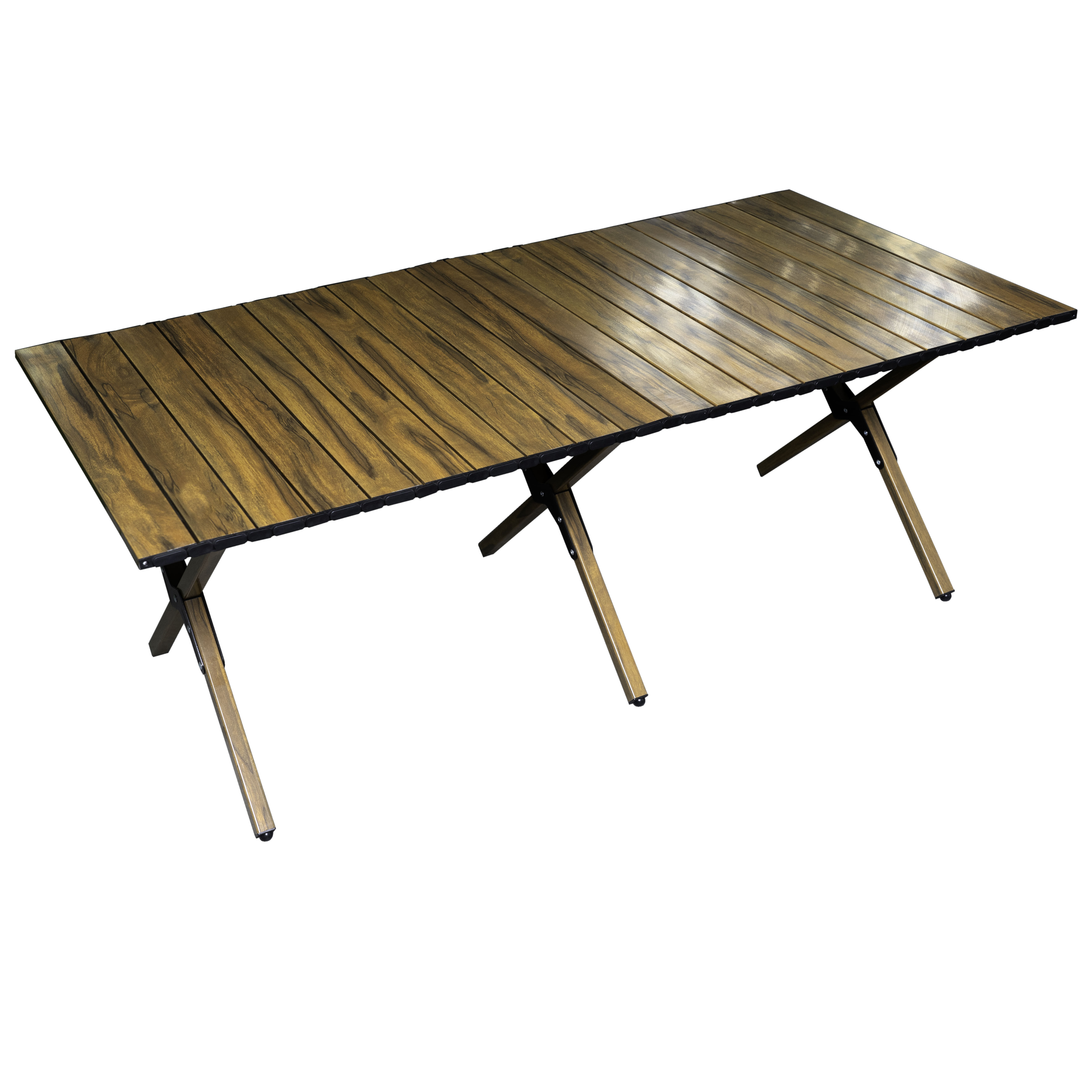 FS6483 Mesa Plegable de Madera para Exterior 120cm