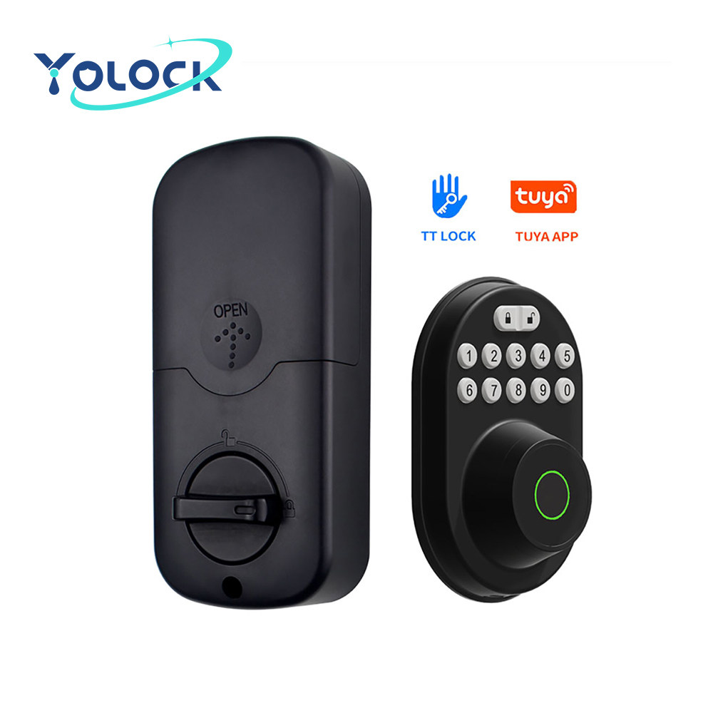 Security aluminum Alloy USA Electronic APP connection Deadbolt Digital Door Lock Smart Keypad Lock