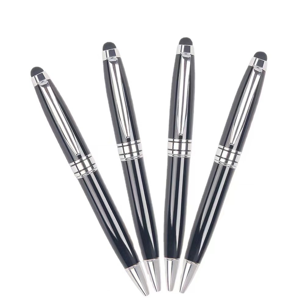 Factory direct gift wholesale metal signature ballpoint pen business gift rotating ballpoint pen high-end office stationery