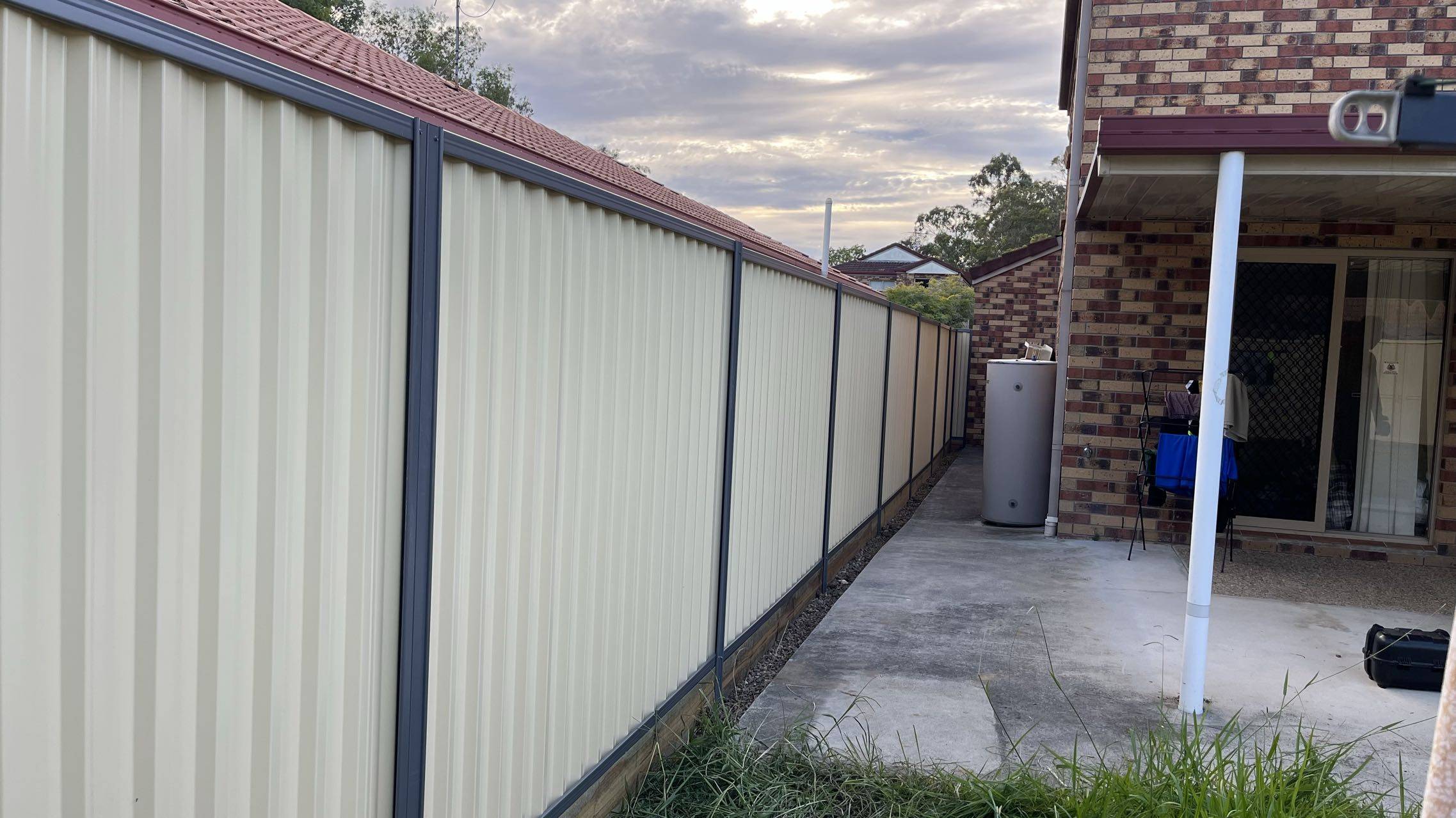 Colorbond fence