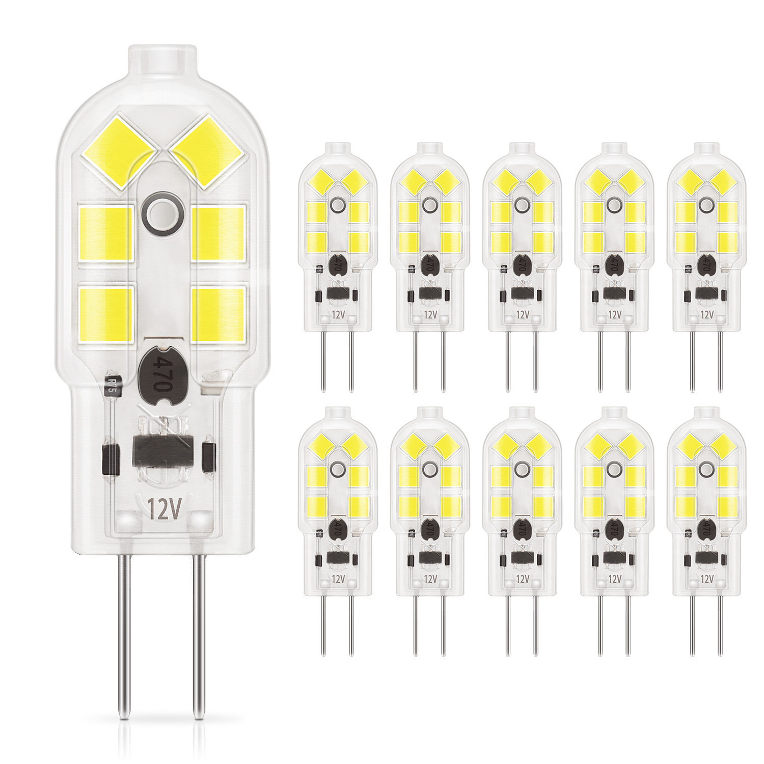 1.5W LED G4 Bi-Pin 3000K Bulb (10w Halogen Replacement)