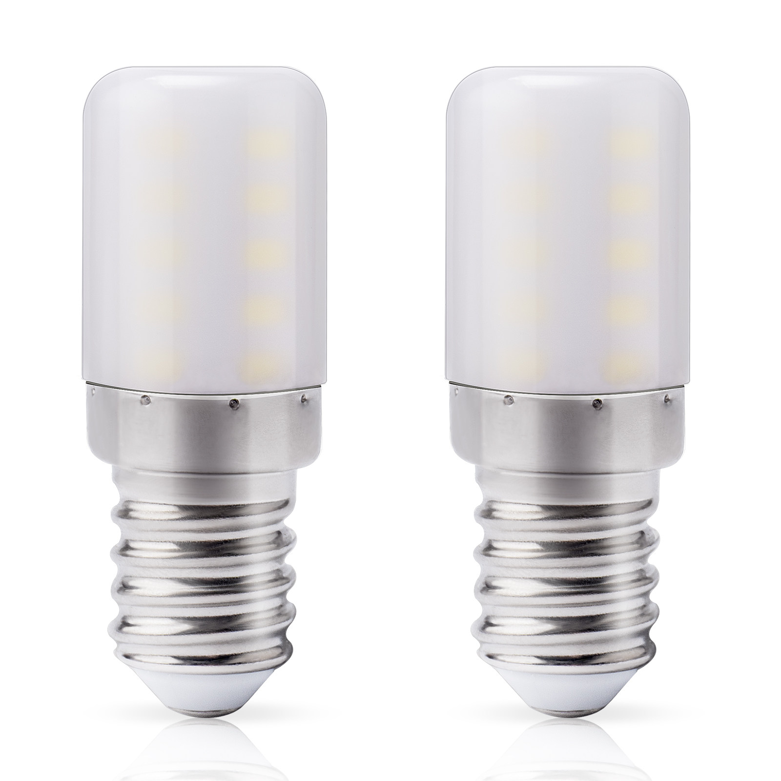 DiCUNO Ampoule LED réfrigérateur E14, Blanc froid 6000K, 3W remplace l' ampoule halogène 30W pour réfrigérateur, 300lm, Petit culot à vis lampe LED  pour frigo, hotte, machine à coudre, 2 Unité : 