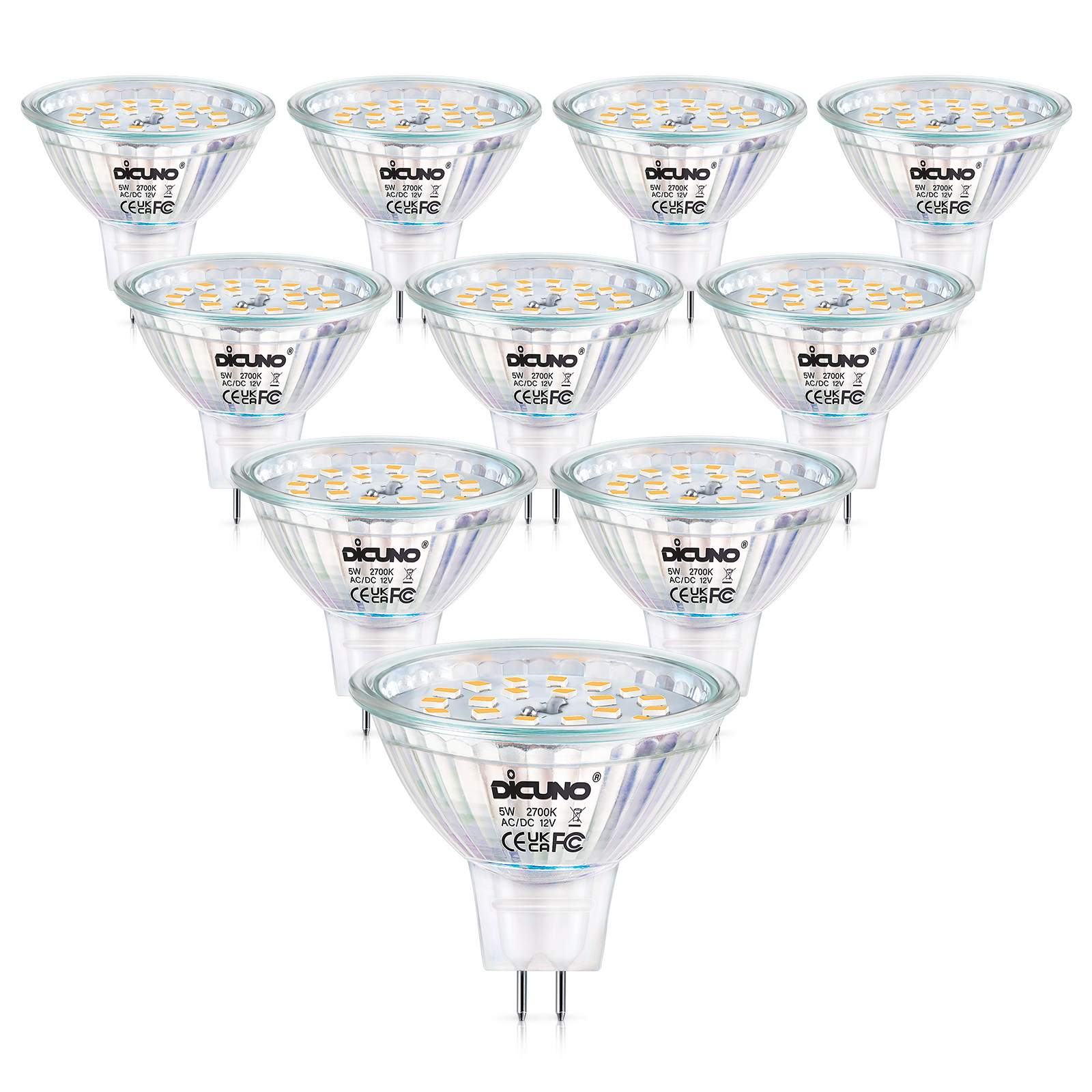 GU10/GU5.3 LED Bulbs - DiCUNO