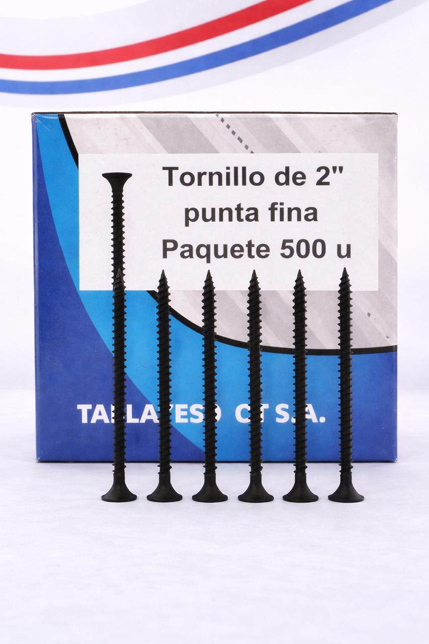 Ciento de tornillo de 2″ punta fina （500u）