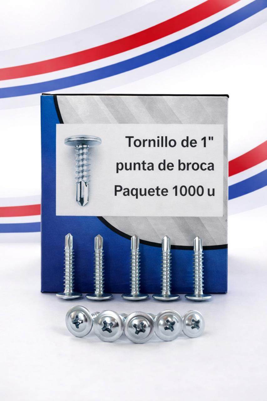 Ciento de tornillo de 1″ punta Broca（1000u）