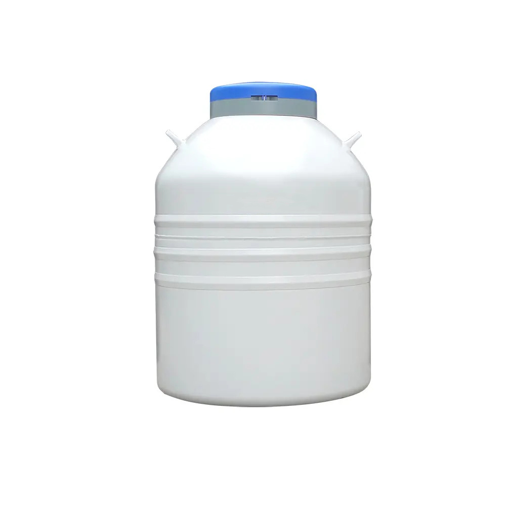 Wide neck laboratory series liquid nitrogen tank