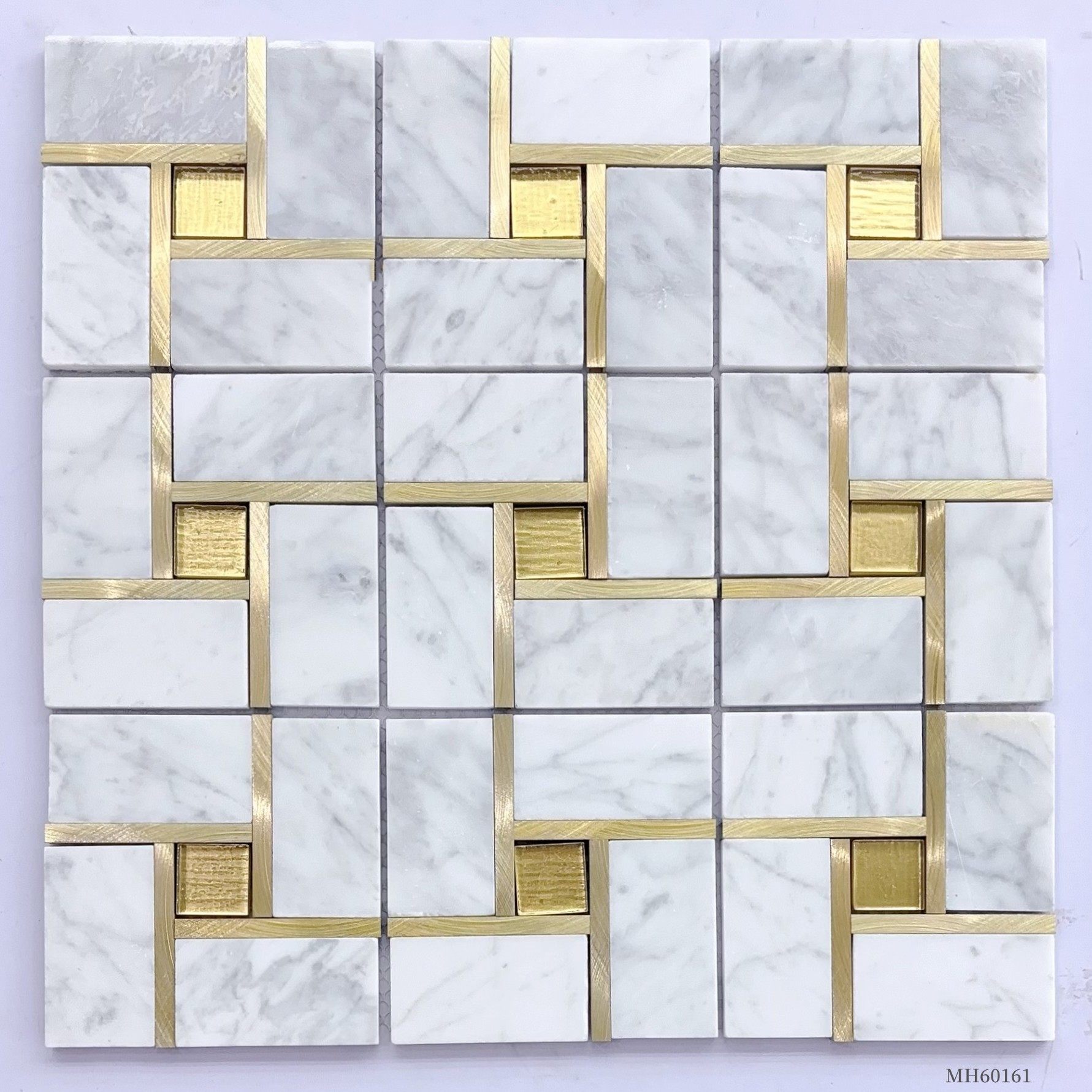 Modern 300*300*6mm Square Glass Stone Mosaic for Decor Bathroom &Background Wall