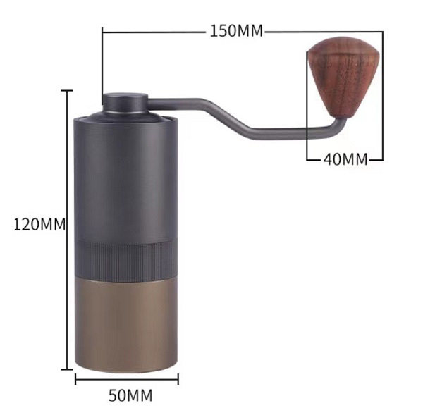 Manual coffee grinder stainless steel burr conical burr Manual coffee bean grinder