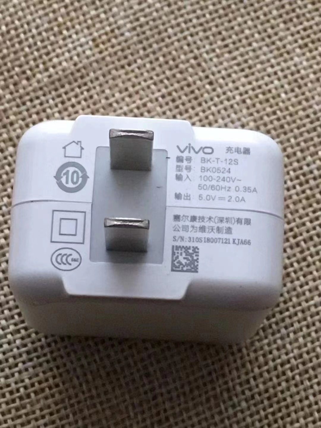 10W China Charger