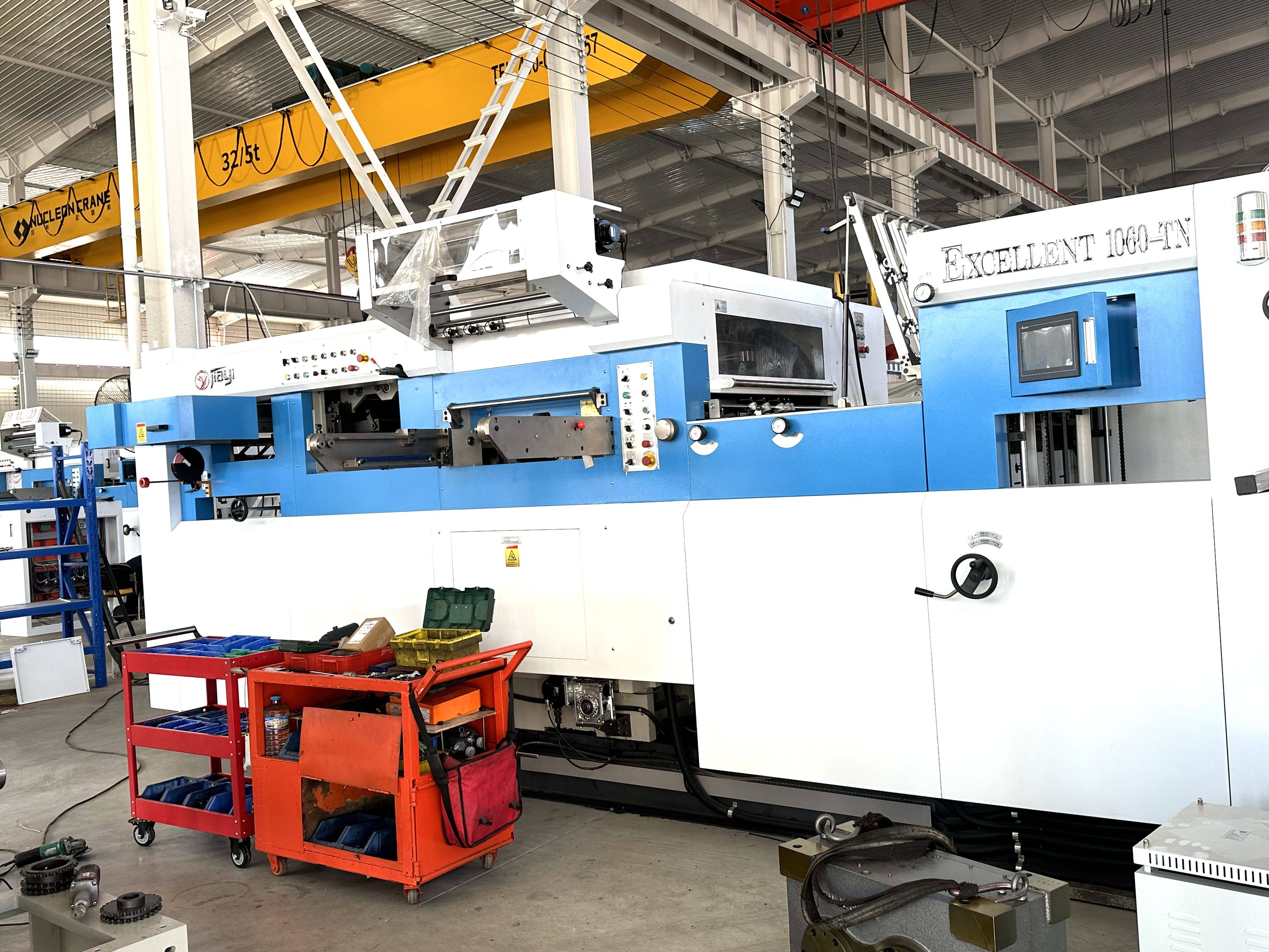 Excellent 1060TN Automatic die cutting and hot foil stamping machine.