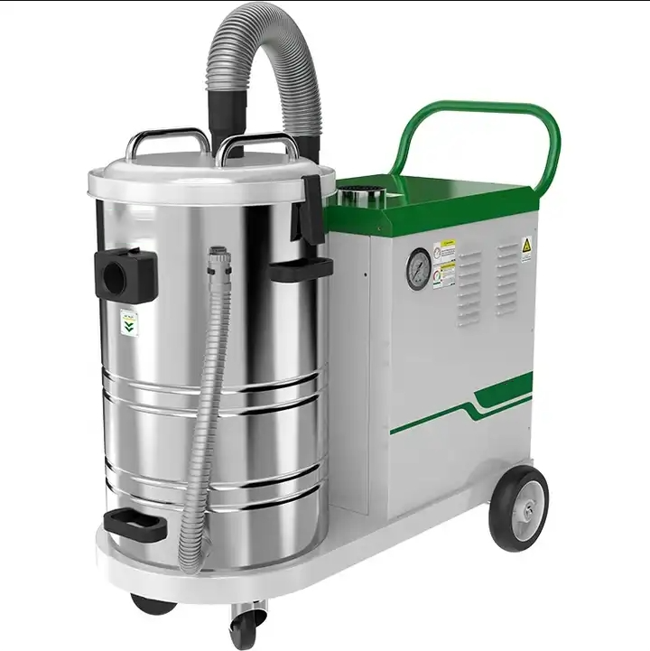 VACUUM CLEANER HUA021 Fuel Electric Cleaning Process PTFE Filter Bag Cleaning Type Manual Material Metal / Coil Voltage 380V/50Hz Power 4000W Dimension(L*W*H) 1200*570*950mm Product name Industrial wet and dry Vacuum Cleaner After-sales Service Provided Video Technical Support Tank Material Stainless Steel Filter Type Two filter bags options Power 4000W Max Air Pressure 2600mmH2O Capacity 80L Filter Area 1.5 m2