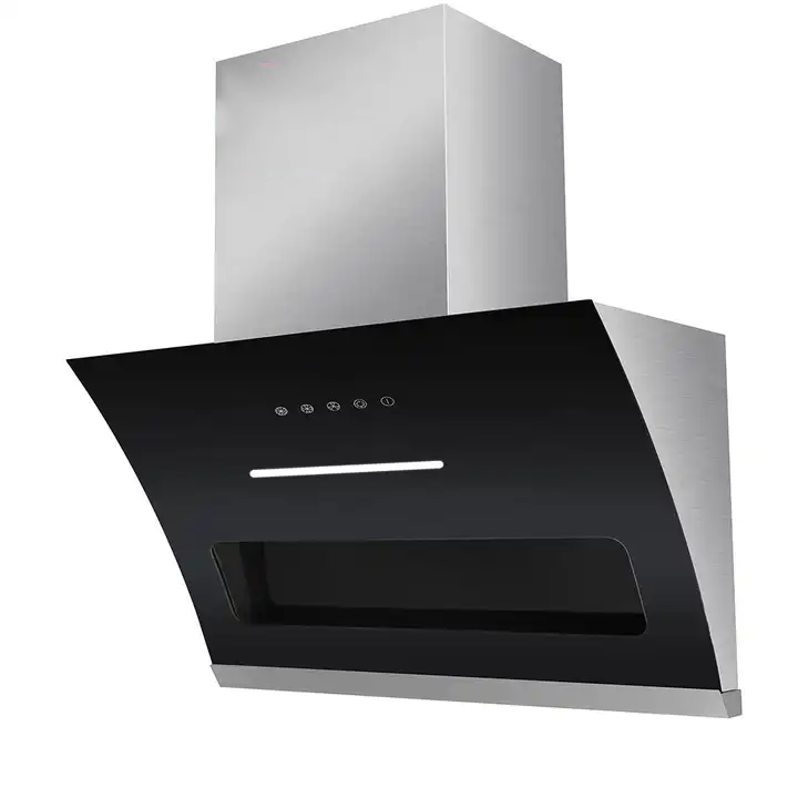 RANGE HOOD HUA104 Air Exhaust Rate ≥ 21 m³ / min Power (W) 130 Voltage (V) 220 Function LOW NOISE power 238W Voltage 220V~240V Noise Level ≤70dB Material Stainless steel Feature lampblack controlled by winding moving of fire Switch Five-key touch switch Light LED Lamp Color Stainless Steel+black glass Product name Xunda range hood Certification CB