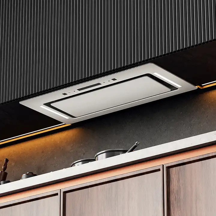 RANGE HOOD HUA106 Air Exhaust Rate 11-14 m³ / min Power (W) 150 Voltage (V) 220 Function LOW NOISE Light 2*1.5W LED Lamp Switch three speed touch switch Filter Aluminum filter Air Outlet 150mm Width 600mm Air flow 450m3/hr