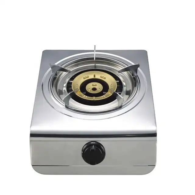 GAS STOVE HUA138 Cooker Quantity Single-cooker Cooktop Installation Table Power Source Gas Gas Burner Ingition Mode Electronic Ignition No. of Gas Burner 1 Surface Material Stainless steel Material Stainless Steel Gas Type N.G.or L.P.G