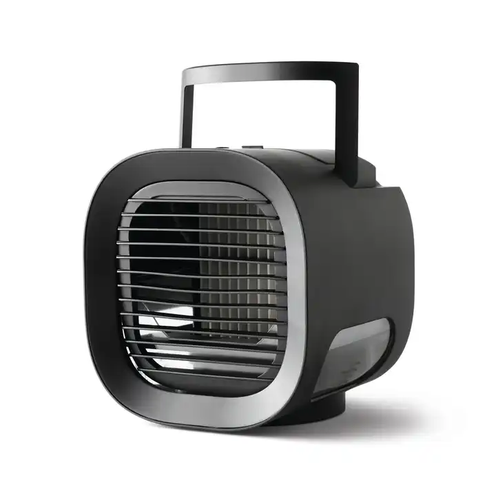 AIR COOLER HUA143 Rotary Vane Quantity: 7 App-Controlled: NO Power (W): 3W Voltage (V):5V Item Weigh: 0.95 kgs Wind Speed: Three Product Size: 18.2*18.3* 19.5cm Product weight: 0.95 kgs Speed: 3 Level Speed LED Colors: 7colors Light Input: 5V 2A 3W