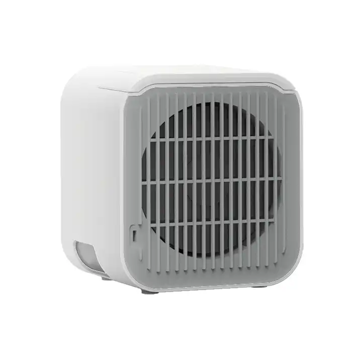 AIR COOLER HUA146 Power Source: usb, Electric Dimensions (L×W×H (Inches): 6.18 *5.63*6.89 Power (W): 5 Power Type: DC Voltage (V): 5 Timer: NO Water Tank: 500ml Net weight: 0.73kg Function: cool and humidify Material: ABS Cooling/Heating: Cooling Only