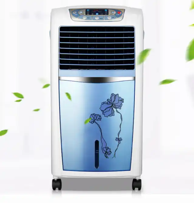 AIR COOLER HUA151 Capacity (btu): 380 Power (W): 75 Power Type: AC Voltage (V):  220 Power Source: Electrical Color: Blue Function: Humidifying/Cooling Gross weight: 9.50KG Net weight: 8.50KG Water tank: 7.5L Power supply: 220-240V/1Ph/50Hz Timer: 12H Controller: Remote/Manual Control Button Packed size: 420*335*785mm