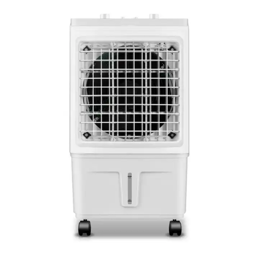 AIR COOLER HUA153 Product Size (without wheels): 450*340*810mm Packed Size: 495*395*845mm Water Tank Capacity: 30L Timer: 7.5hours Rated Power: 150W Voltage: 220V~240V AC Gross Weight: 11.80KG Net Weight: 9.50KG Touch Key Control: YES Remote Control: YES Color: Grey Power supply: 220-240V/1Ph/50Hz Controller: Remote/Manual switch