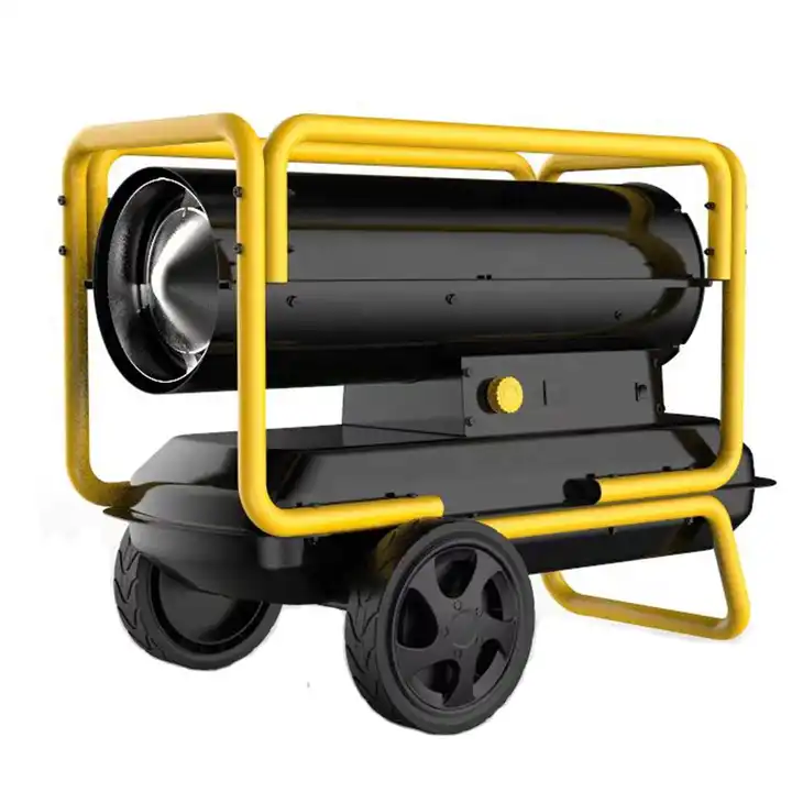 KEROSENE HEATER HUA204 Weight: 26 KG Material: Stainless steel Dimension(L*W*H): 1150*530*680mm Core Components: Gear, Pump Air flow volume: 1100m³ Tank capacity: 65L Setting Temp: 0-99℃ Fuel consumption: 4.7L/H Continuous service time/Tank: 13H