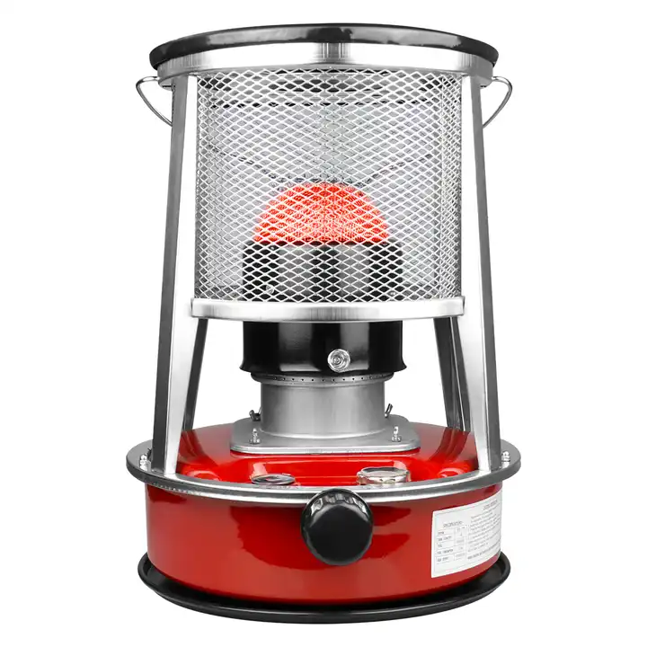 KEROSENE HEATER HUA213 App-Controlled: NO Installation: PORTABLE Function: Adjustable Thermostat Chimney Type	: Metal Measurement: 32.5*32.5*43CM Tank Capacity: 4.6L Heating Area: 18m2 Ignition Type: Match Fuel: Kerosenen Design: Freestanding Portable Type: Kerosene Heater Parts Heat Output (BTU): 9000 BTU/hr Fuel Tank: Integral Type Maximum Fuel Consumption: 0 .25 L/Hr Continuous Combustion Duration: 18H