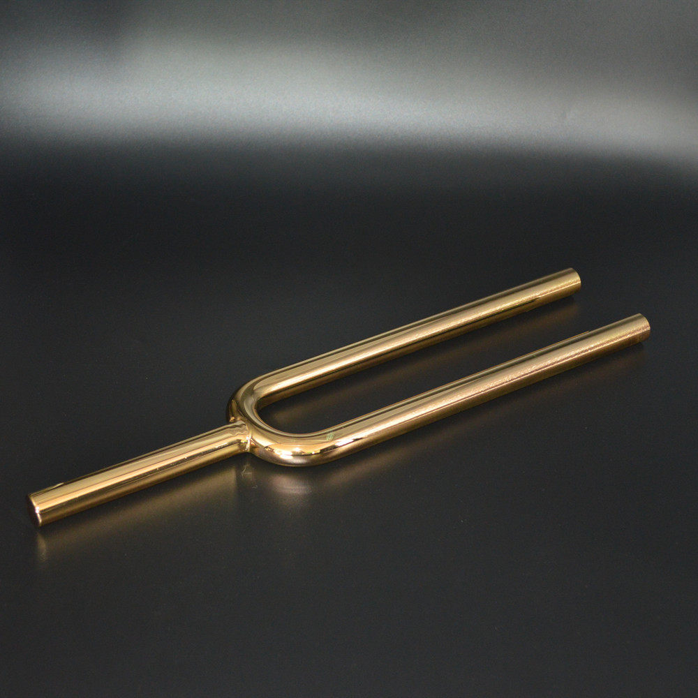 gold crystal tuning fork #YS0096