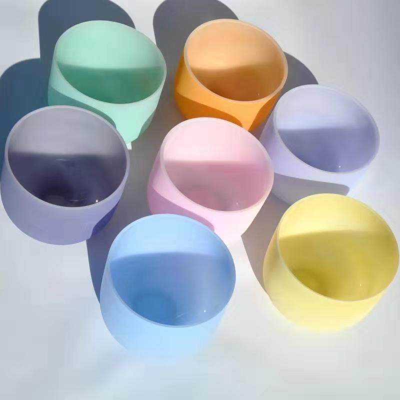 macaron color crystal singing bowl #YS0070