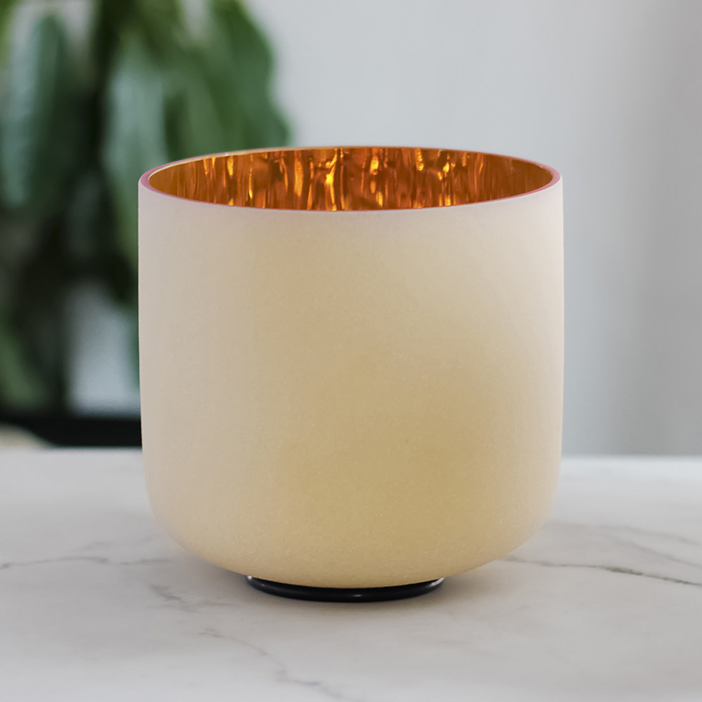 gold crystal singing bowl #YS0060