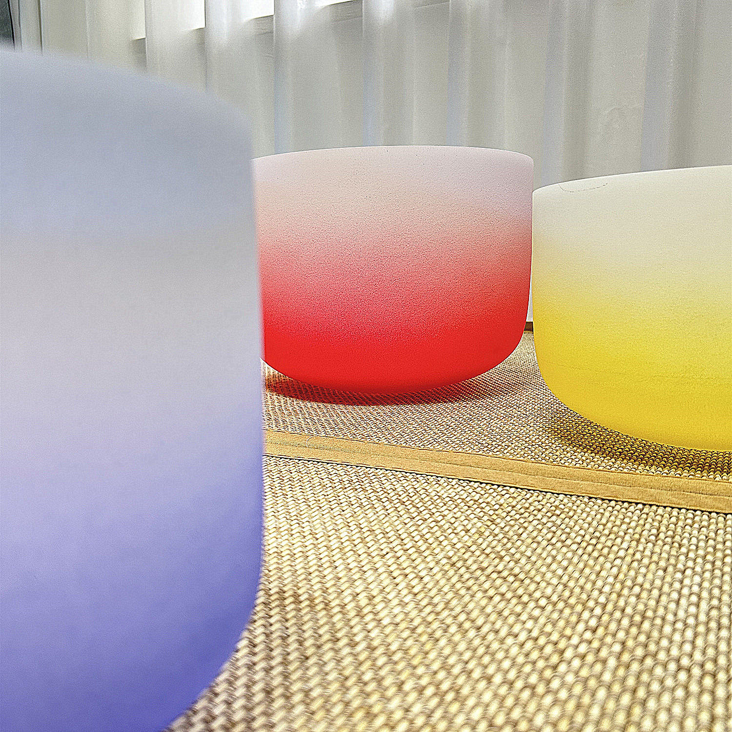 aria gradient colored singing bowl #YS0052