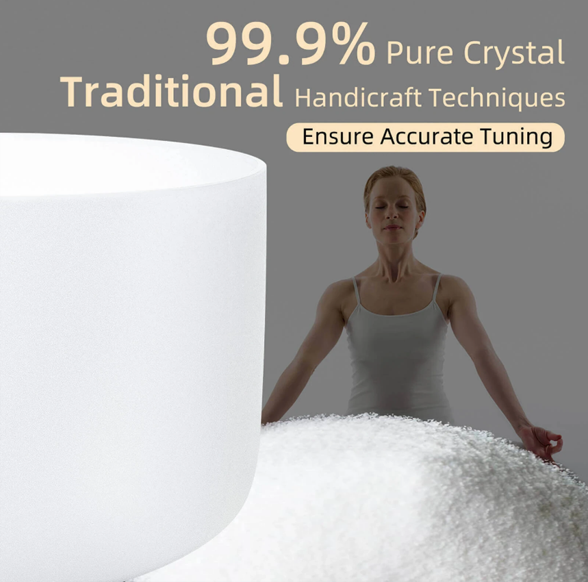 crystal OM singing bowl #YS0062