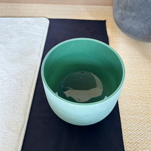 emerald gemstone singing bowl ＃YS0102