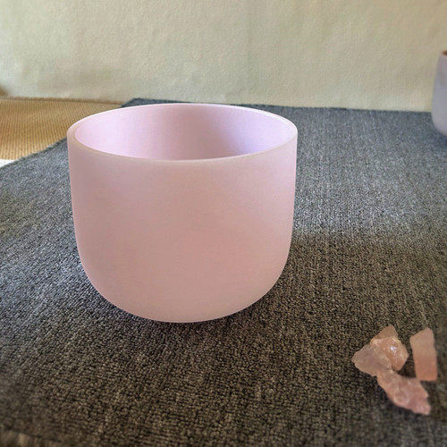 pink crystal singing bowl＃YS0100