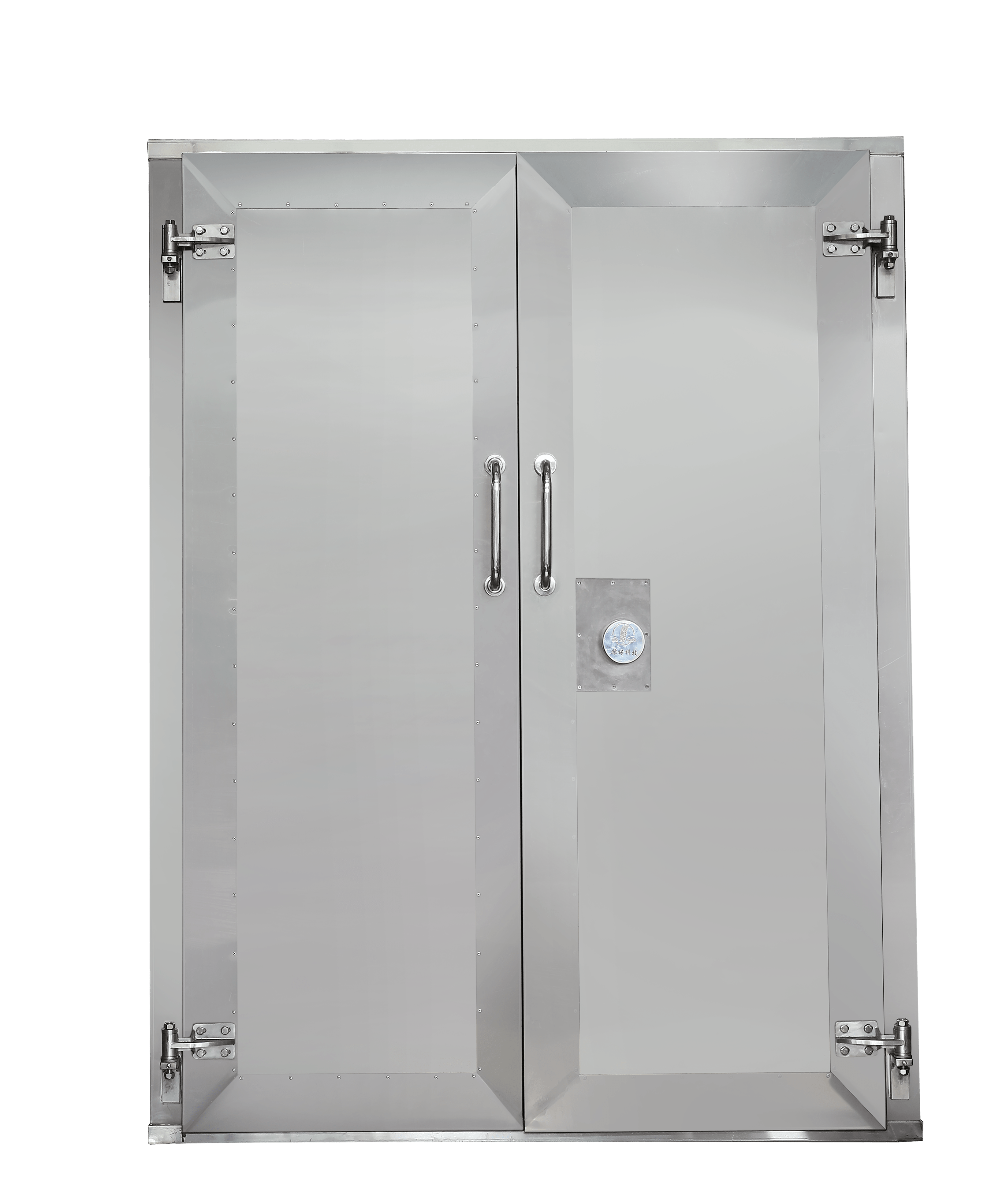 Stainless steel insulated door