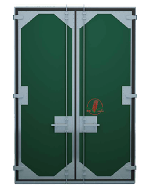 External rubber strip insulation door