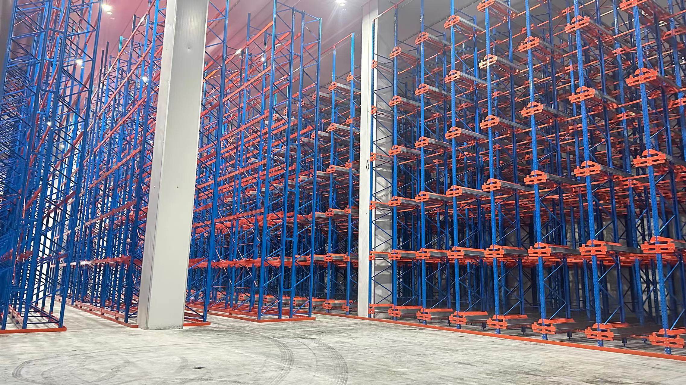 Canadian shuttle shelf case 4000 square meters warehouse one ton per card position