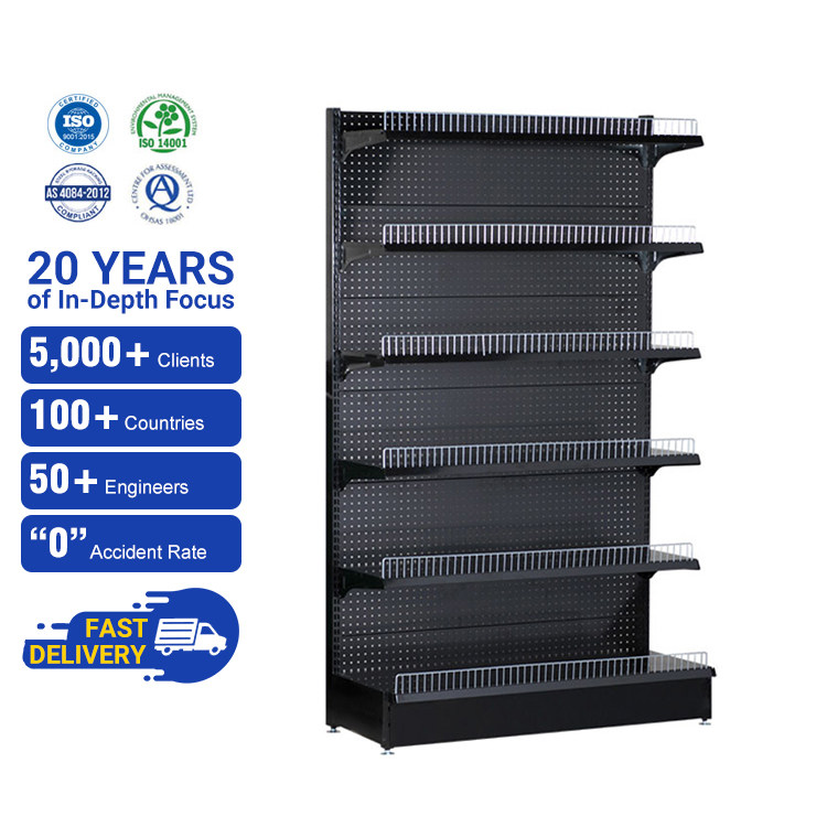 Supermarket shelves