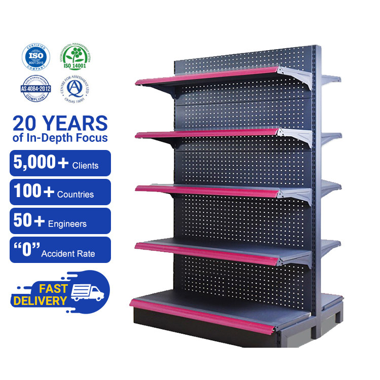 Supermarket shelves