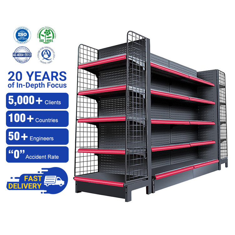 Supermarket shelves