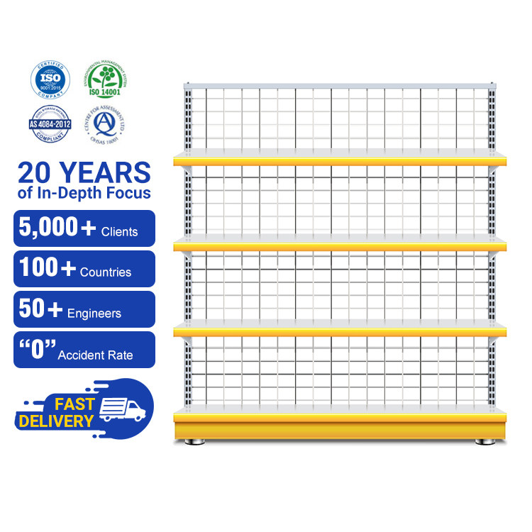 Supermarket shelves