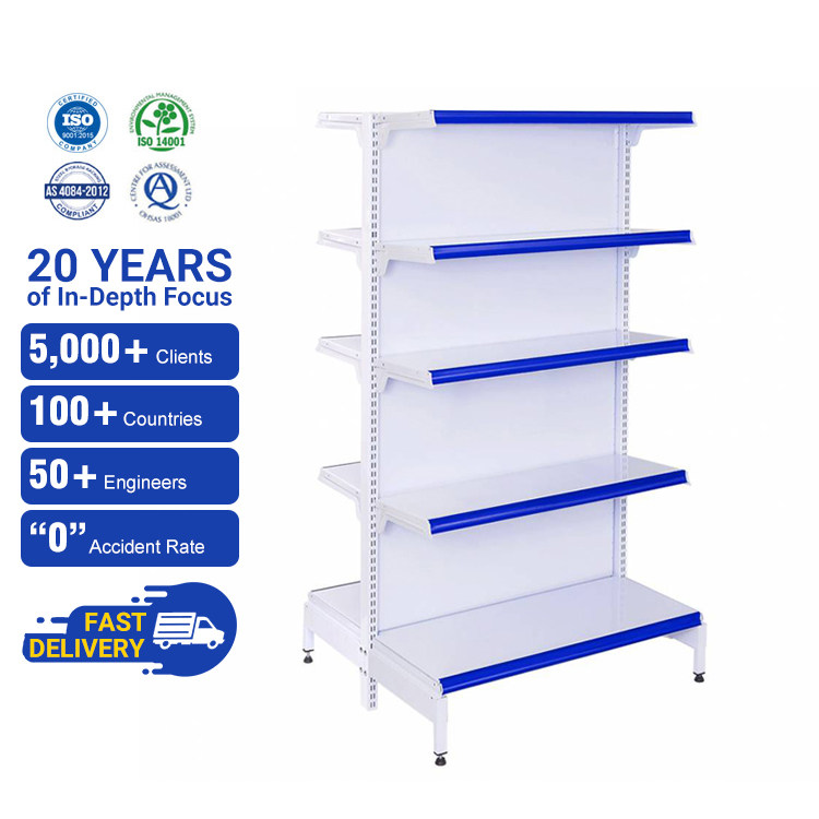 Supermarket shelves