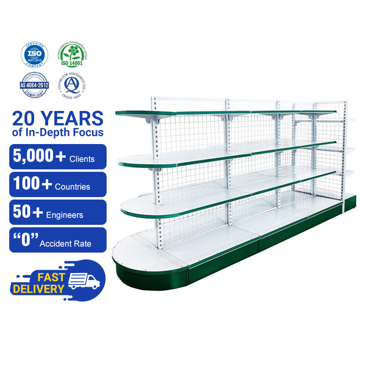 Supermarket shelves