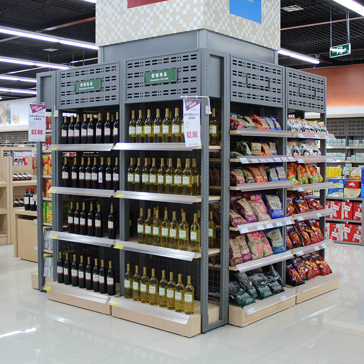 Supermarket shelves