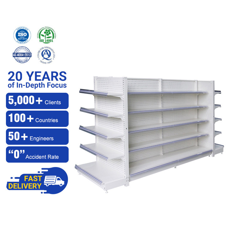 Supermarket shelves