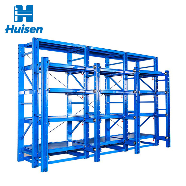 Mold rack-fully open
